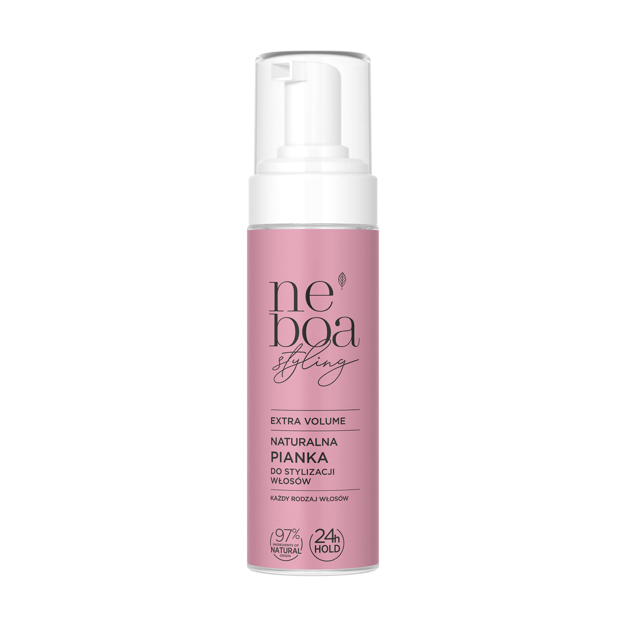 Моделювальна піна для укладання волосся Neboa Styling Extra Volume, 200 мл